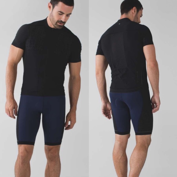 lululemon athletica Other - Lululemon Black Sea To Sky Cycling Jersey Stretch